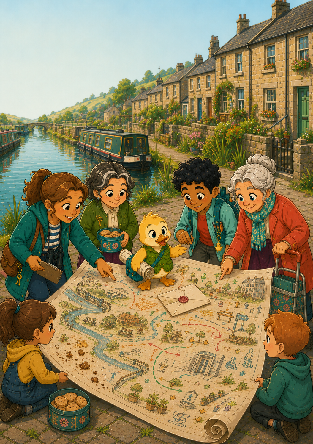 Duck Builds Tomorrow, illustration 10 accompanying the story.